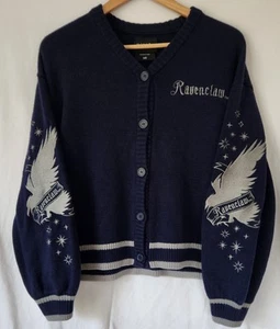 Wizarding World Harry Potter Ravenclaw Embroidered Cardigan in Blue; Medium - Picture 1 of 5
