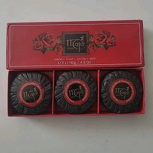 MAJA by MYRURGIA SPAIN Round 4.9oz. Soap Bars NEW VINTAGE! RARE (B1-B7) - Picture 1 of 4