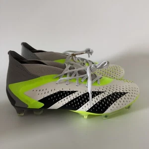 adidas Men’s 5/Women’s 6 PREDATOR ACCURACY.1 FG Soccer Cleats White/Green GZ0035 - Picture 1 of 10