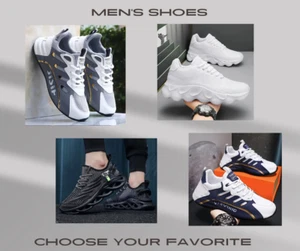 Herren Robust Mode Schnürschuhe Rutschfest Turnschuhe Laufschuhe NEU - SIE WÄHLEN - Bild 1 von 10