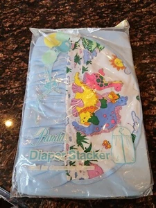 Nuovo impilatore di pannolini vintage a tema dinosauro di Panda, nuovo con scatola, made in Louisiana, USA - Foto 1 di 6