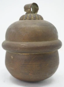 Japanese Antique Shrine Bell Small Suzu Temple Bell from Kyoto Japan 1210C3 - Picture 1 of 8