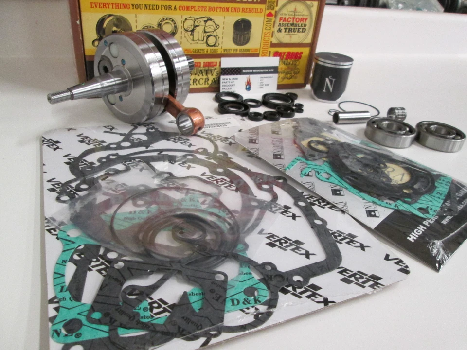 RECONSTRUCCIÓN DEL MOTOR KTM SX 65, CIGÜEÑAL HOT RODS, PISTÓN NAMURA "C" 2003-2008 Foto 1 de 1