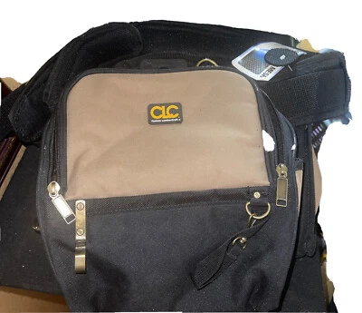 CLC 1509 Pocket Professional Electrician's Zippered Tool Belt Pouch - Image 1 of 4