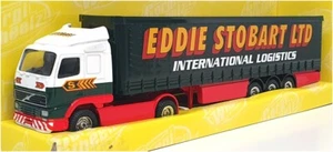 Corgi 1/64 Scale TY86732 - Volvo Cab & Cutainside Truck - Eddie Stobart Ltd - Picture 1 of 3