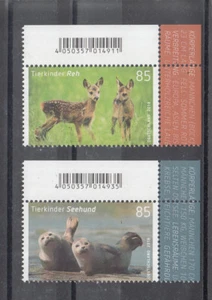 Germany 2018 **/ MNH - Animal babies: Roe Deer, Lake Dog (EAN) - Picture 1 of 1