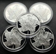 5 - F*K Cancer Its Always 420 #2 in Series 1 oz .999 Silver Coins 1,000 Minted