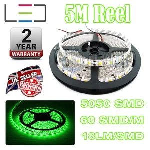 5m 24v Green LED Strip Light Motorhome Caravan Interior Lighting Bright - Picture 1 of 6