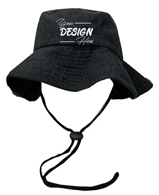 1510 Sombreros Cubo Unisex Booney Costuras Textos Logo Personalizados Foto 1 de 4