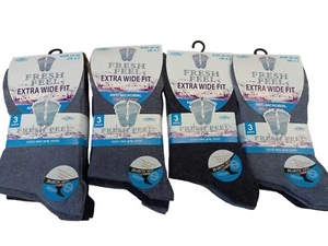 Ladies Extra Wide Diabetic Socks Non Elastic Super Soft Loose Top UK L576 - Picture 1 of 1