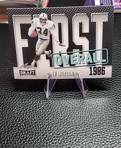 2023 Leaf Draft Football #6 Bo Jackson First Overall 1986 Raiders