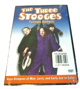 `The Three Stooges FUNNIEST MOMENTS and KINGS of LAUGHTER 2 DVD NEW IN BOX - Imagen 1 de 6