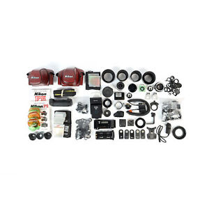 Lot d'accessoires pour appareil photo Nikon assortis pour mise au point manuelle 35 mm
