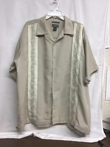 BRUNO Men Size 2X/BIG Sueded Microfiber Shirt 1t637 - Picture 1 of 3
