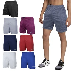 Pantalones cortos de fútbol para hombre gimnasio correr deportes fitness transpirable entrenamiento - Imagen 1 de 16