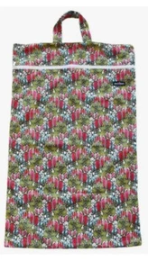 Brolly Sheets SnazziPants Wet Bag Large with Handle ~ Retro Buds 65x40cm ~ New - Picture 1 of 4