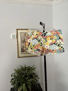 Mossimo 100% cotton Floral Print Shorts Women Size 11 - Picture 1 of 5
