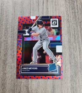 Jake Meyers 2022 Donruss Optic Liberty Rated Rookie Prizm Houston Astros # /25