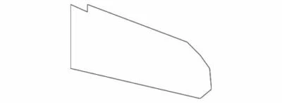 Genuine Volkswagen 2006-2009 GTI Left Grille with Fog Lamps 1K0-853-665-S-9B9 - Image 1 of 2