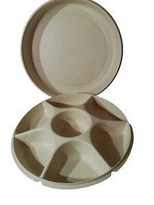 Tupperware Piatto Diviso Ottimo per Feste o Conservazione 2 Pezzi - Foto 1 di 17