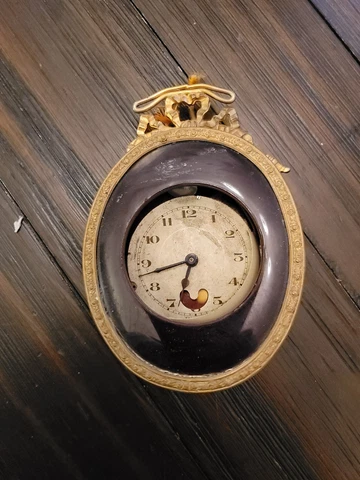 Gilt Bronze Clock (Prince?) Austria Cover