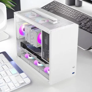 Translation Gaming Computer Case With Grip Handle Cooling PC Tower For M-ATX _ou - Bild 1 von 14