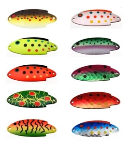 Thomas Buoyant 1/6 oz Trout Spoon Casting Trolling Fishing Señuelo Select Color - Imagen 1 de 19