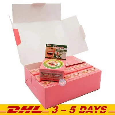 12 x 25g ISME RASYAN Toothpaste Whitening Thai Herbal Clove Aloe Vera Guava Leaf