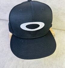 OAKLEY Black Cap SOLID METAL ELLIPSE LOGO CAP 9Fifty One Size