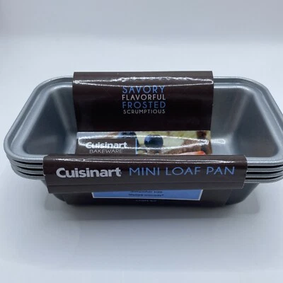 Cuisinart Bakeware 4 Piece Mini Loaf Pans New - Image 1 of 4