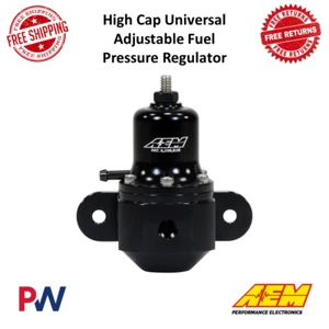 AEM 25-305BK | High Cap Universal Adjustable Fuel Pressure Regulator Aluminum - Bild 1 von 12
