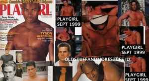 PLAYGIRL 9-99 TYSON BECKFORD M SODINI FREE HTF CANADA STRIPPERS 1999 - Picture 1 of 1