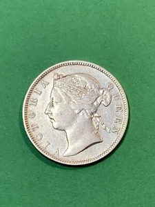 20 centavos de plata 1889 Straits Settlements (A1668) - Imagen 1 de 4