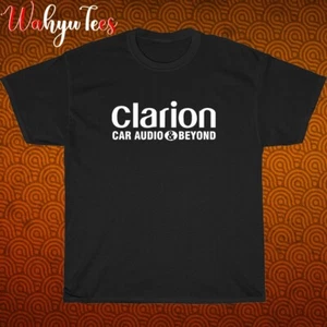 Neu Clarion Audio Systems Logo schwarz/grau/marine/weiß Größe S-5XL Unisex T-Shirt - Bild 1 von 8