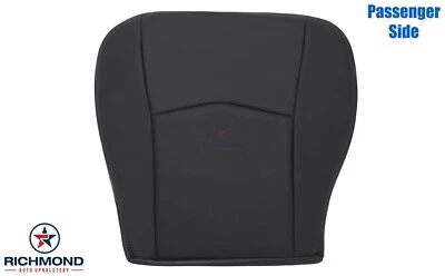 2004-2009 Cadillac SRX-Passenger Side Bottom Perforated Leather Seat Cover Black - Изображение 1 из 4