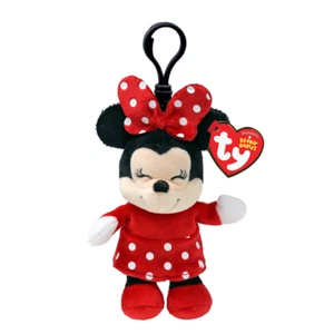 TY BEANIE BABY - MINNIE MOUSE 5" SOFT PLUSH CLIP New - Picture 1 of 1