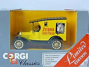 Furgoneta Corgi Classics Ford Modelo T (esmalte de rejilla cebra) en amarillo - Imagen 1 de 2