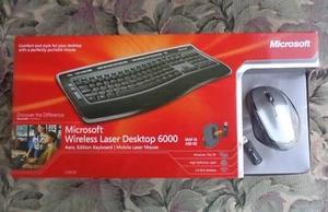 Microsoft Wireless Laser Desktop 6000 v3 (schwarz) - Bild 1 von 8