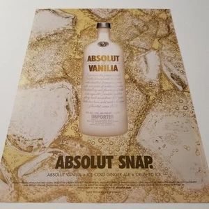 ABSOLUT VANILIA Ad (ABSOLUT SNAP) - Picture 1 of 1