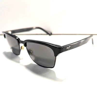 Maui Jim MJ-257-17C Kawika Preto Japão Tamanho: 54-18-140 SOMENTE QUADROS - Imagem 1 de 4
