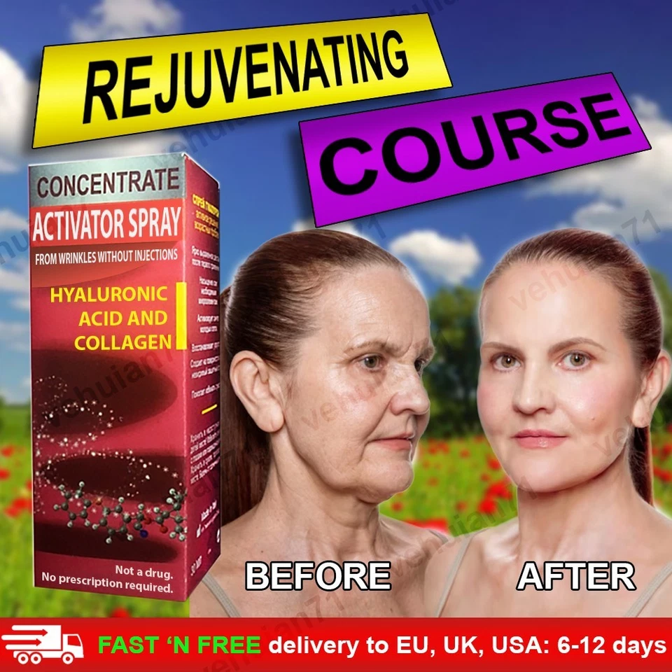 Spray activador antiedad - Ácido hialurónico y colágeno Foto 1 de 4