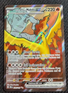 Pokémon TCG Destined Rivals Ultra Rare Team Rocket's Moltres ex 208 M/NM - Picture 1 of 2