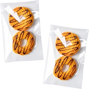 **200PCS Clear Self-Sealing Cellophane Bags 4x6in Resealable for Cookies Candy** - Picture 1 of 5