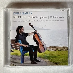 Zuill Bailey Benjamin Britten Cello Symphony Cell Sonata - CD - Fully Tested! - Foto 1 di 3