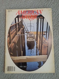 American Artist, Vintage Magazine, April 1981 Painting Sea Watercolor - Picture 1 of 5
