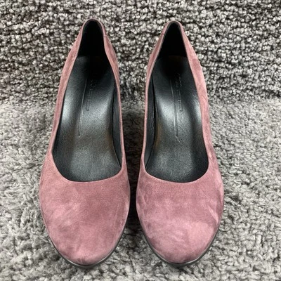 Ecco Elegante Pump Burdeos Púrpura Gamuza Talla 40 EE. UU. 9-9,5 Foto 1 de 4