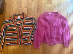 Hanna Andersson girls set of 2 chunky sweaters - Picture 1 of 5