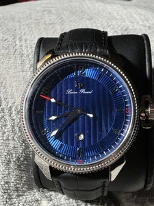 Lucien Piccard Trevi Herren 3 Hand Lederband neue Batterie Größe 8  - Bild 1 von 16