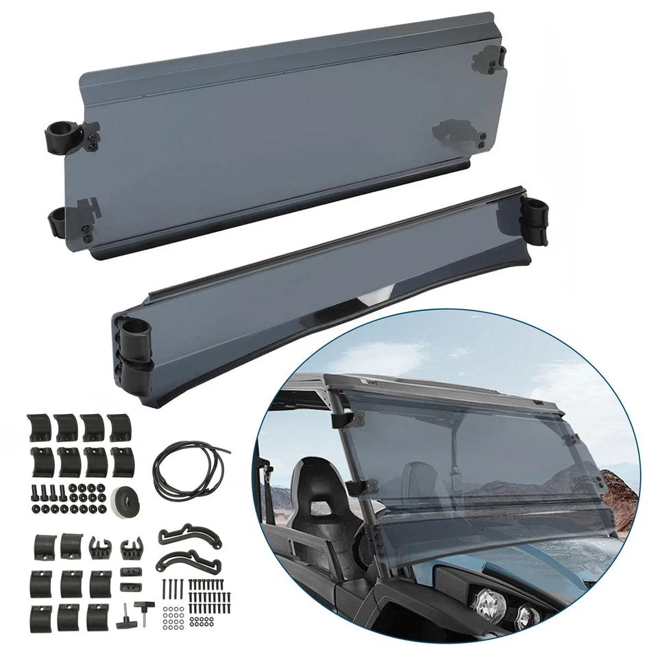 Parabrisas completo ahumado para John Deere Gator XUV 550 560 590i/Gator RSX 850i Foto 1 de 4