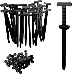 Nylon Universal Cable Tie Buckle, Heavy Duty Self-Locking Nylon Zip Ties Holder - Picture 1 of 21